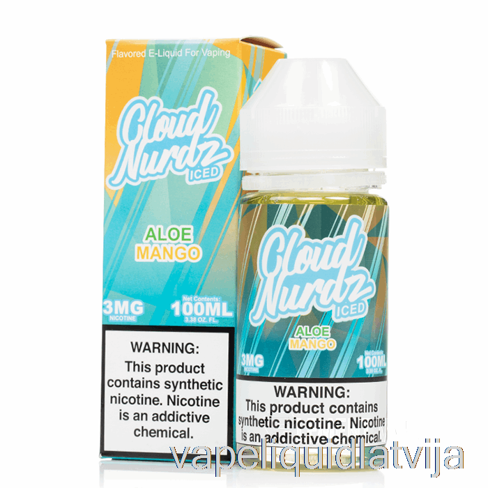 Ledus Alvejas Mango - Mākonis Nurdz - 100ml 6mg Vape šķidrums